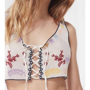 UO Out From Under Front-tie Bra